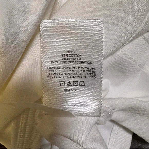 Express Brand New Fitted Crew Neck Corset Tank - White - Size Small - Picture 14 of 14